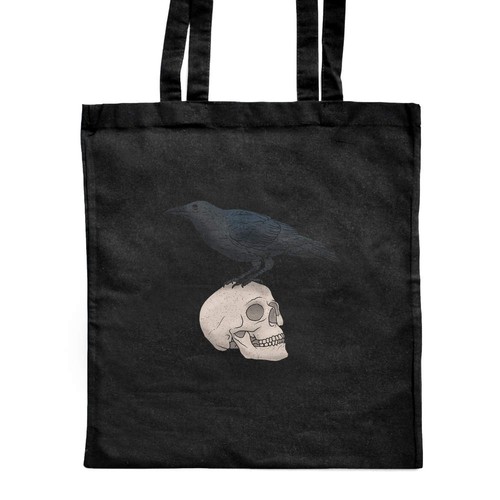 Shopper tasche crow skull - 'crow, skull'