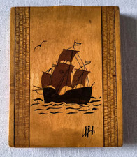 LUDWIG HOHLWEIN | Hölzernes Zigaretten-Etui | ca. 1910