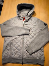 TOMMY HILFIGER  Hybrid-Hoodie  Gr.  XL  grau    Achselweite: 57cm Materialmix