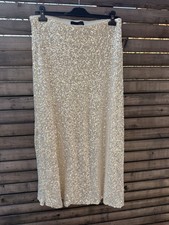 Zara pailetten rock maxirock - zara,