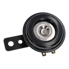 Premium Motorrad Hupe 12V schwarz 65 mm Metall 105db Motorrad Quad Roller