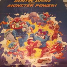 Vintage 1987 My Pet Monster Bustin' Loose with Monster Power Poster 15"x22"