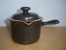 Thomas Flammfest Corda Sauciere Stieltopf Topf mit Deckel dunkel braun RAR