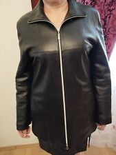 Echte Lederjacke Gr. 38 Schwarz Damen Leder Jacke Nappaleder Top Zustand 1a