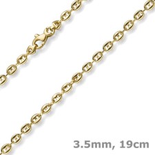 5mm armband bohnenkette - 3,5mm,
