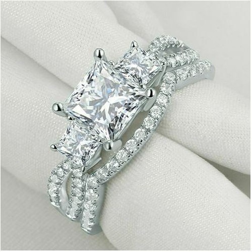 Princess lab created diamant - lab,