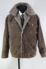 Le frog beigegraue Leder-Jacke