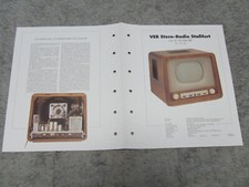 Schaltplan für Fernsehgerät VEB Stern Radio Staßfurt 12-16GW301 Rundfunkmuseum