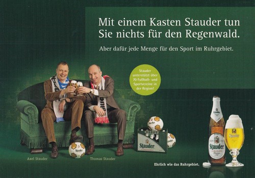Stauder pils mit - ak,
