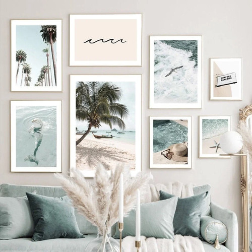 Poster strand wellen meer - strand,