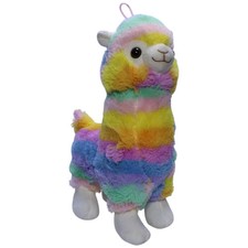 Morgenroth Regenbogen Alpaka