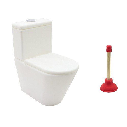 Puppenhaus miniatur toilette - puppenhaus,