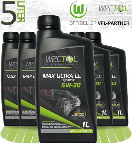 Wectol motoröl 5w30 max ultra - wectol,