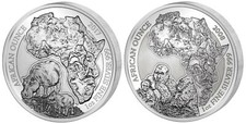 Ruanda Silber Berggorilla Gorilla 2008 PP Proof + Ihre Wahl 2 x 1 oz Set Angebot