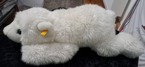 Steiff eisbär flocke liegend - eisbär,