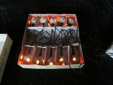 Lichterkette Tannenbaum mit 10 deluxe dekorative Kerzen für Innen Kugel in natur