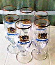 Pilsgläser – 6 Stück - Weihenstephan, der Bayerischen Staatsbrauerei sowie der ä