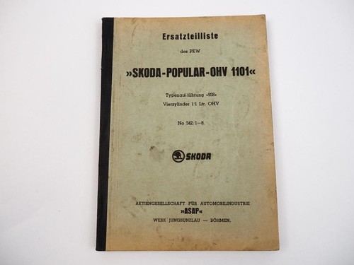 Skoda popular ohv - popular, 1101