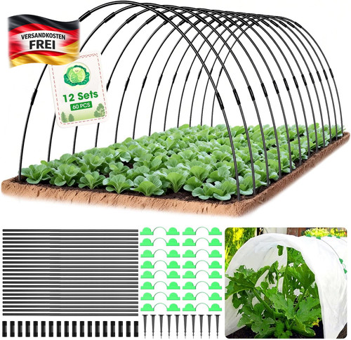 Gartenpflanztunnel set aus - set,