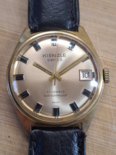 Kienzle Vintage Armbanduhr Uhr mechanisch Handaufzug 17 Jewels Swiss