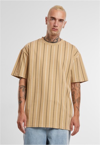 Printed pinstripe tee - pinstripe,