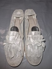 Kennel & Schmenger Damenschuhe Ballerina Silber Gr.42