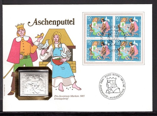 Schweiz 1985 numisbrief - schweiz,