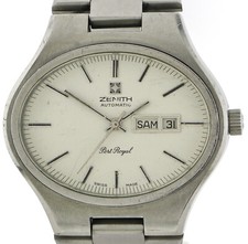 Zenith Port Royal Vintage Herrenarmbanduhr Stahl Automatic ~1975 Ref.01-0092-346