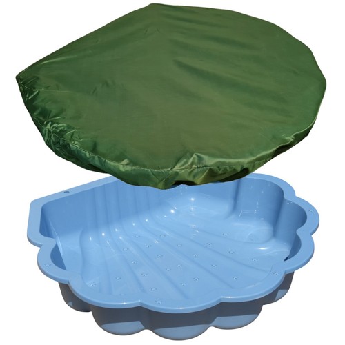 Wassermuschel pastell blau - wassermuschel, mit