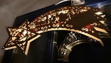 Sternschnuppe aus Holz