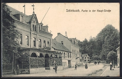 Ansichtskarte schlebusch - ansichtskarte,