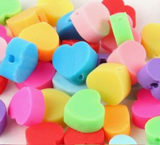 Motiv-Perlen Herz 100 Stück