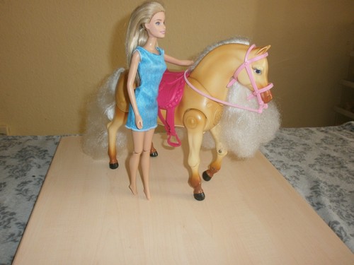 Barbie pferd tawny j9488 mit - pferd,