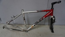 Rixe Wellness Cross XC 8.0 Fahrrad Rahmen Alu 26 Zoll silber rot (A23-571)