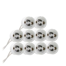 10x GU10 Lampen Fassung Sockel