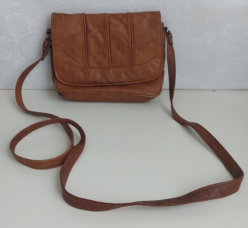 Vintage leder umhängetasche - *,