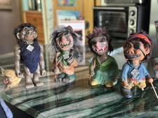4x Heico Figur Wackelkopf