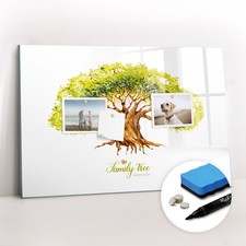 Glas magnetboard mit schwamm - glas,