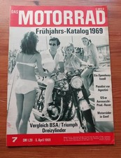 Motorrad 07/1969 Triumph Trident - BSA Rocket 3 - Aermacchi 125 ccm production