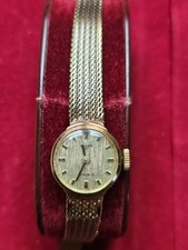 Anker 14K 585 Gold Damenuhr Vintage Gold 17 Rubis Wertanlage Armbanduhr elegant