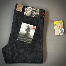Naked&Famous 1954 GODZILLA JAPAN SELVEDGE BLACK Gr.32 Super Guy Made in Canada