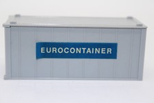 scw193, Alter WIKING 20 ft. Container Papieraufkleber EUROCONTAINER Alucontainer