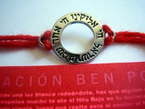Armband kabbala roter - armband, faden