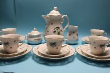 ALTES   KAFFEESERVICE FÜR 5 PERSONEN  SCHUMANN TRADITION LENA BOJE DURCHBRUCH