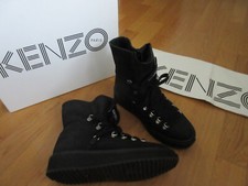 KENZO?ALASKA-SCHNEE-STIEFEL★37/38☆UK4,5/5☆US6★ECHT-LEDER+LAMMFELL★BOOTS★Schuhe★