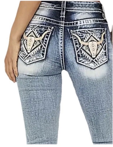 Damen mädchen jeans rockige - damen,