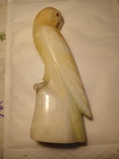 Toller Alabaster Papagei Handgefertigt In Italien