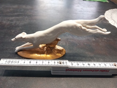 Porzellan figur windhund - figur,