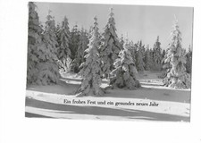 M1049 AK Winterlandschaft Frohe Weihnachten  gelaufen 1980