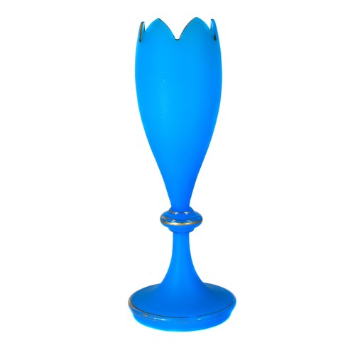 Hohe vase aus hellblauem - vase,